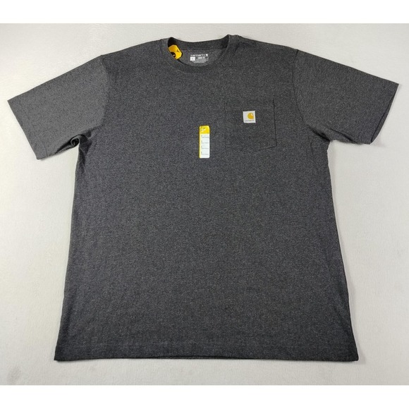 Carhartt Other - Carhartt Shirt Mens Large Gray Loose‎ Fit K87 Pocket Tee Workwear Tagless Casual